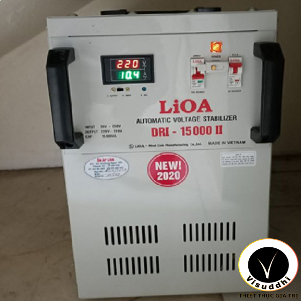 Mấy Ổn Áp LIOA 15KVA DRII 15000II Dải 90V đến 250V 15KG 15KW 15000VA