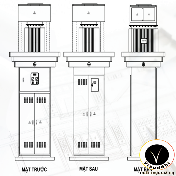 Trụ Đỡ Máy Biến Áp 100 - 250KVA ( TDMBA-T100-250)